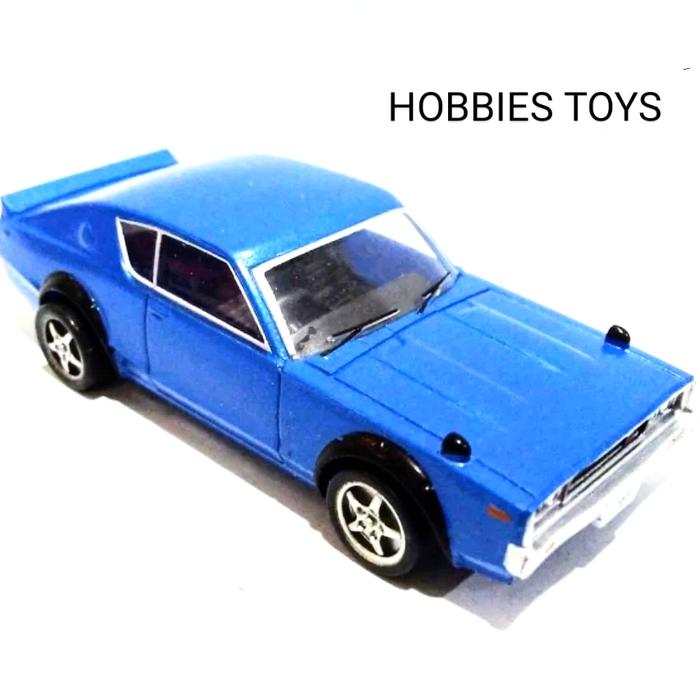 Gambar Model Kit 1/64 Nissan Skyline Kenmeri 2000 GT-R Takara Structure Model - Biru dari Kids Hobbies undefined Tokopedia