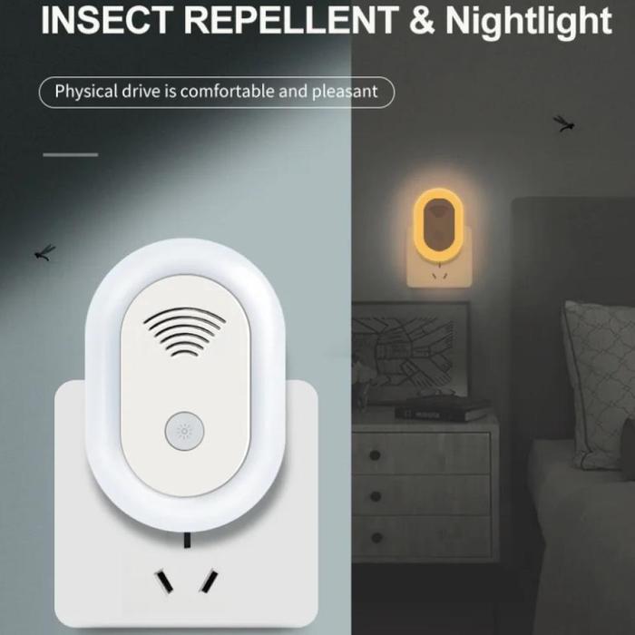 Gambar Alat Pengusir Nyamuk Tikus Serangga Elektrik Ultrasonik Listrik Paling Ampuh - Ivory dari pembasmikita undefined Tokopedia