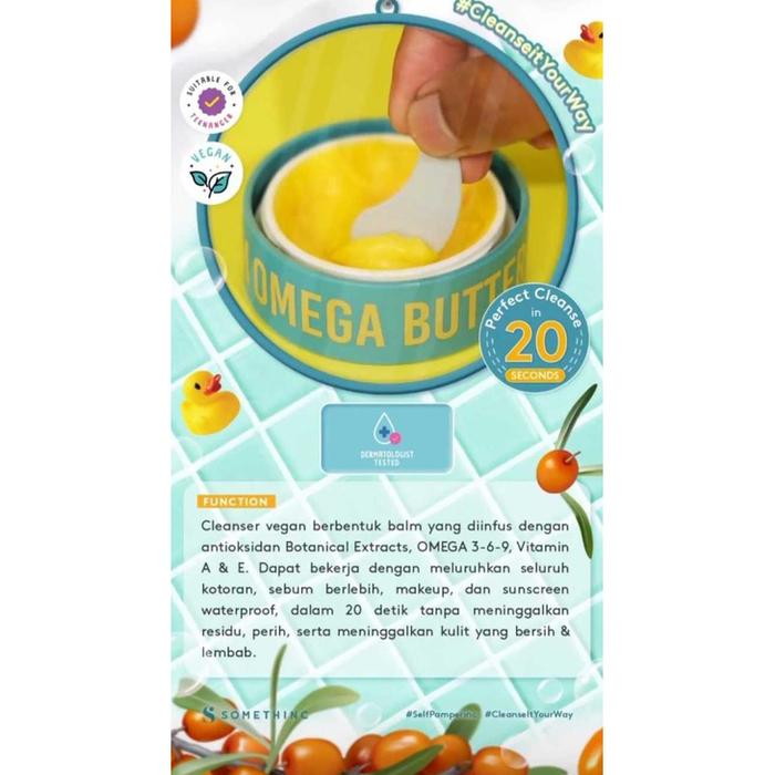 Gambar Somethinc - Omega Butter Deep Cleansing Balm 40Gr -Ramah Bersahabat dari sukunain undefined Tokopedia