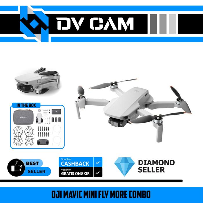 Gambar DJI Mavic mini fly more combo - paket memory - TANPA MEMORY dari Dv Camera undefined Tokopedia