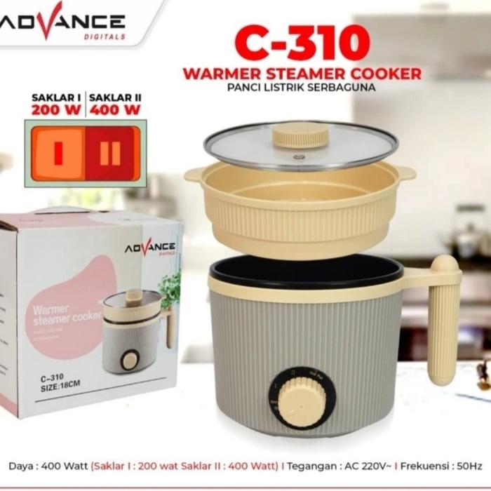 Gambar Advance C-330 / C-310 / C-350 Panci Listrik Elektrik Multifungsi Warmer Steamer Cooker - C-310 dari Advance Digitals Bandung undefined Tokopedia