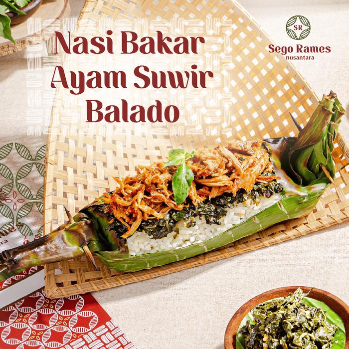 Gambar Nasi Bakar - Sego Rames Nusantara - Ayam Suwir Balado | Cakalang Balado | Cumi Oseng Cabe Petai | Cumi Cabe Ijo | Teri Oseng Cabe Petai | Jamur Oseng Cabe | Lidah Cabe Ijo | Daging Sengkel Oseng Cabe - Ayam Swr Balado dari Sego Rames Nusantara undefined Tokopedia