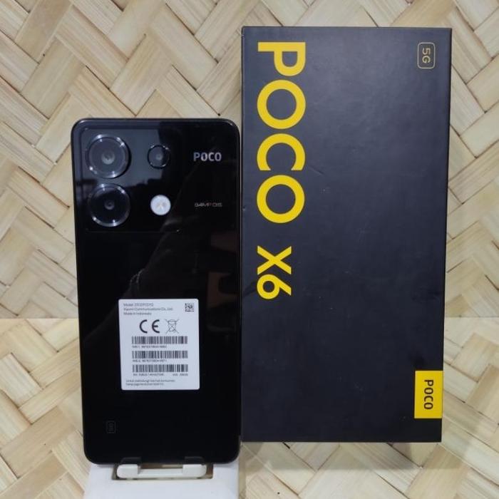 Gambar New Stok Poco x6 5G 12/256GB Handphone second fullset original bergaransi - Black, Fullset 12/256 dari Dushop Phone undefined Tokopedia