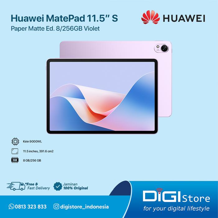 Gambar Huawei Matepad 11.5" S Paper Matte Ed. 8/256GB - VIOLET dari DiGi Store Indonesia undefined Tokopedia