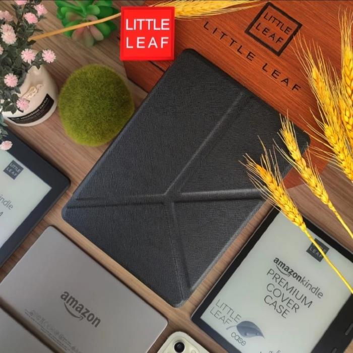 Gambar Smart Cover 2024 Kindle Paperwhite 12th Generation Origami Case Casing Little Leaf - Black, Paperwhite 12th dari Miss Jolie - Little Leaf undefined Tokopedia