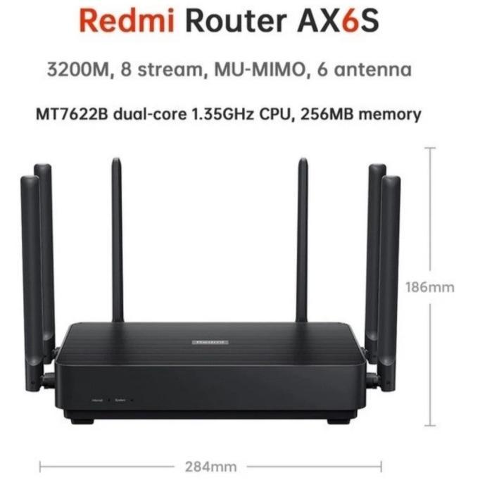 Gambar New Xiaomi Redmi Router AX6 / AX6s Mesh WiFi 6 Gigabit High Quality - AX6s dari Sakti Compt undefined Tokopedia