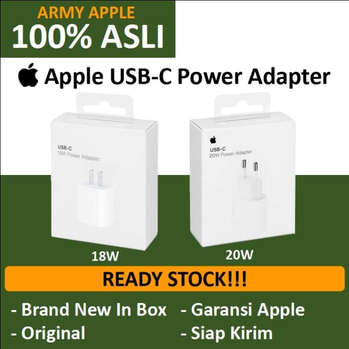 Adapter Apple Fast Charger Box (ORIGINAL) Apple USB-C 20W 18W