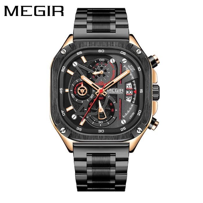 Gambar JAM TANGAN PRIA JAM DIJAMIN 100% ORIGINAL 100% ORI JAM TANGAN ANALOG PRIA JAM TANGAN PRIA CHRONOGRAPH MEGIR 2217 - BB dari MlNlSO undefined Tokopedia