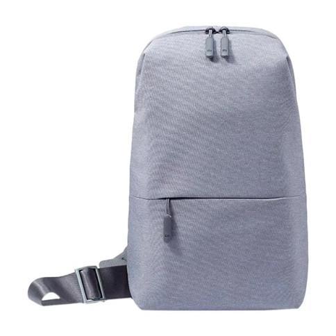 Gambar 100% NEW TAS XIAOMI SLING BAG - TAS SELEMPANG - BACKPACK - RANSEL - ORIGINAL HAPPY SHOPING - Light Grey dari Wahelah store undefined Tokopedia
