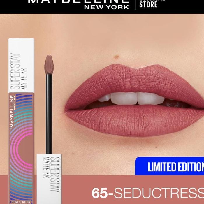 Gambar [Last Chance] - Maybelline Superstay Matte Ink Liquid Matte Lipstick Make Up Limited Edition - 5Ml Lipstik Cair Lipcream Pigmented Transferproof -Best Terkini - 65 Seductress dari arasiteru undefined Tokopedia