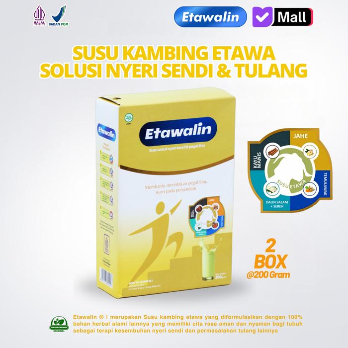 Gambar ETAWALIN Paket 2 Box Susu Etawa Atasi Masalah Tulang dan Persendian dari NUTRIFLAKES ORI undefined Tokopedia
