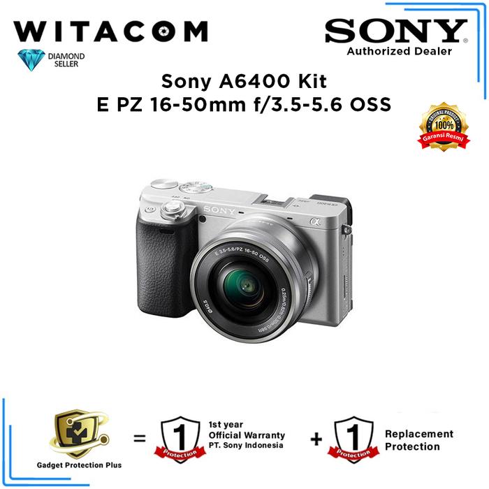 Gambar Sony A6400L / Alpha A6400 Kit E 16-50mm f/3.5-5.6 OSS - Silver - Sony A6400 dari Witacom undefined Tokopedia