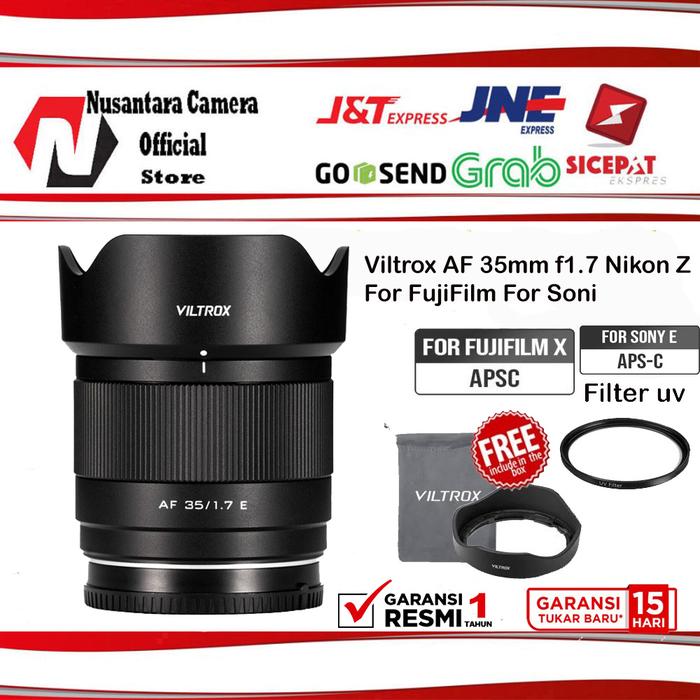 Promo Viltrox AF 35mm for Nikon Z for Fujifilm For Soni E