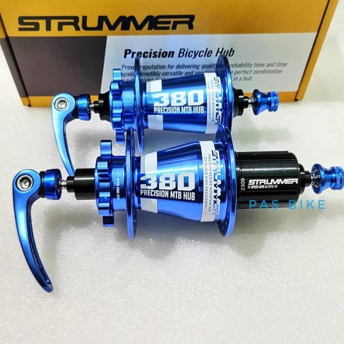 Gambar [NEW] HUB FREEHUB QR 141 BELAKANG DAN QR 100 DEPAN 32 HOLE 6 PAWL - Biru dari Sinar Karya Sejahtera undefined Tokopedia