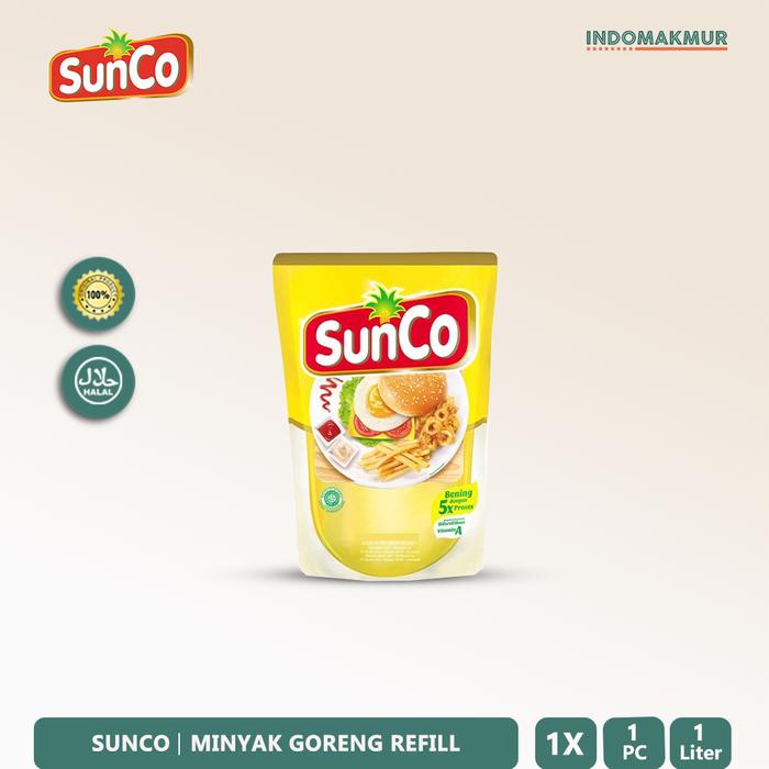 Gambar Minyak Goreng Sunco - Refill - Pouch - Botol - 1L REFILL dari INDOMAKMUR. undefined Tokopedia
