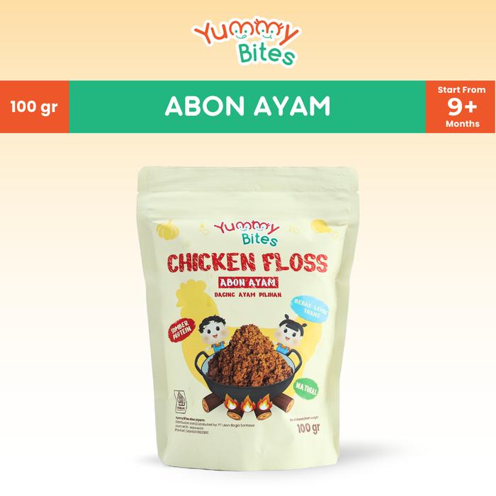 Gambar Yummy Bites Abon Mpasi & Anak 100 GR [Abon Ayam, Abon Sapi] - BB Booster - NO MSG - Abon Ayam dari Yummy Bites undefined Tokopedia