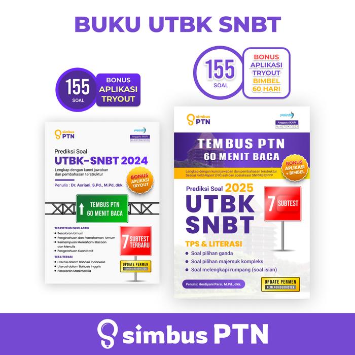 Gambar Simbus PTN Buku Prediksi Soal UTBK - SNBT 2025  Update Tembus PTN dari Yapindo_NEW undefined Tokopedia