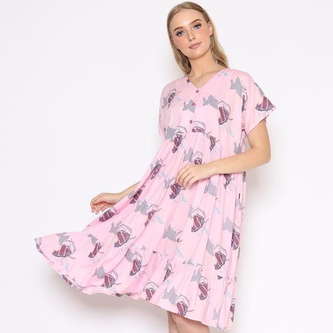 Gambar 100% NEW ADINATA BATIK WANITA DASTER SANDRA HAPPY SHOPING - S dari Jeli jali shop undefined Tokopedia