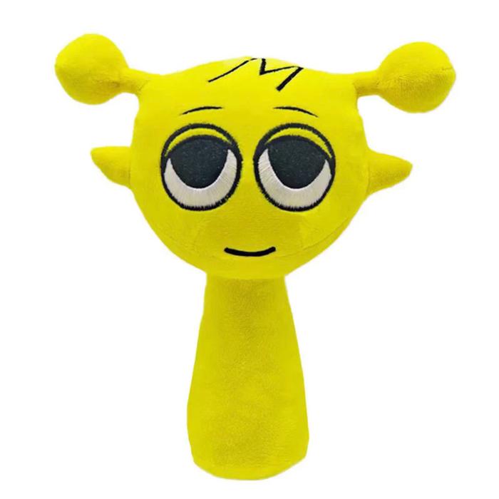 Gambar Boneka Sprunki Horor Plush Rhythm Box New Surrounding the Game Plush Toy 30cm - Kuning dari Simko Store undefined Tokopedia
