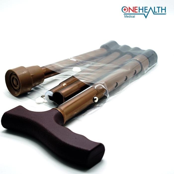 Gambar Tongkat Lipat Kaki 1 / Alat Bantu Jalan / Walking Stick Sella - ONEHEALTH dari MAUREEN INTEGRA undefined Tokopedia