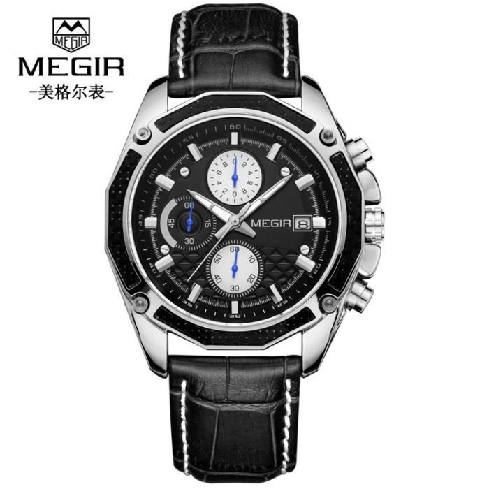 Gambar JAM TANGAN PRIA JAM DIJAMIN 100% ORIGINAL 100% ORI JAM TANGAN ANALOG PRIA JAM TANGAN PRIA CHRONOGRAPH MEGIR 2015 - AA dari MlNlSO undefined Tokopedia