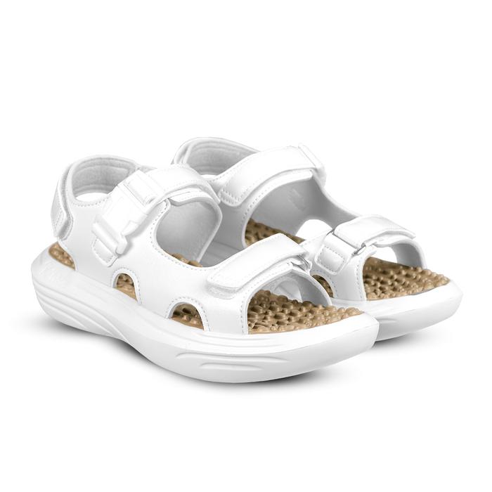 Gambar [PART 2] K-Walk Energy Strap Sendal Kesehatan Sandal Refleksi Jaco Kozuii Kwalk - Relaxer D.Putih, XS dari K-Walk by JACO undefined Tokopedia