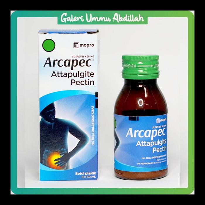 Gambar WOW ARCAPEC SIRUP 60ML - ARCAPEC ATTAPULGITE PECTIN SUSPENSI KERING - OBAT DIARE/MULES/MENCRET ANAK DAN DEWASA JAMIN WOW dari model4142 undefined Tokopedia