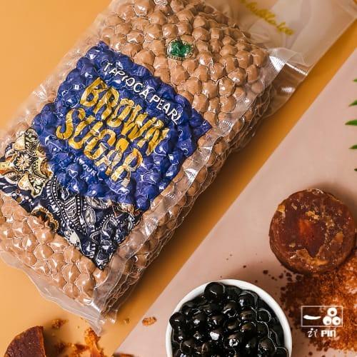 Gambar BOBA PEARl/Tapioca Pearl IT PIN / Bubble Pearl/TOPPING 12KG/DUS - Brown Sugar dari bubbledrinkplast undefined Tokopedia