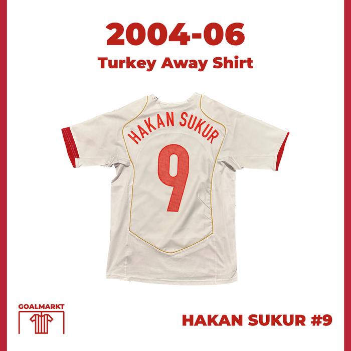トルコ代表 Hakan Sukur 9番ユニフォーム トルコ代表 Hakan Sukur 9番