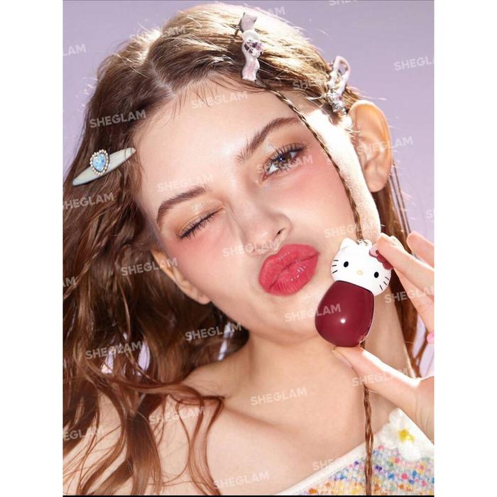 Gambar SHEGLAM Hello Kitty Poolside Perfection Lip Glaze - Melon Punch dari BB Closet undefined Tokopedia