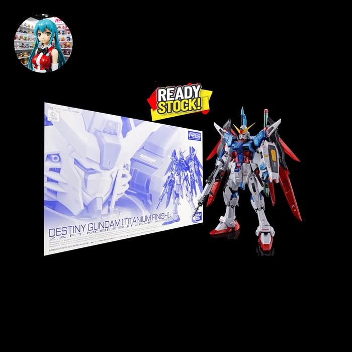 Jual RG 1/144 destiny Gundam titanium finish - Kab