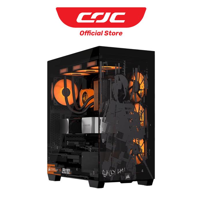 Gambar CORSAIR 3500X CALL OF DUTY BLACK OPS 6 EDITION: Mid-Tower PC Case dari COC Komputer undefined Tokopedia