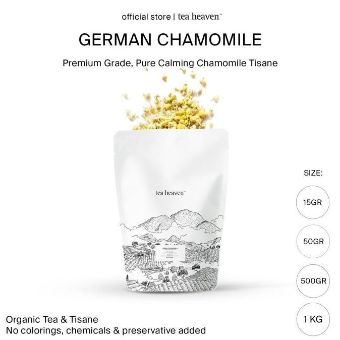 Gambar Chamomile Tea Organic Flower Teh Bunga Kamomil Premium - 50gr dari Rumah Ngeteh undefined Tokopedia