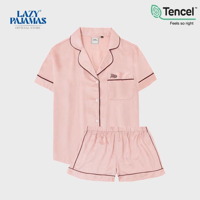 Gambar Tencel Silk Pajamas - Pale Rose - M dari jaya_olshop3 undefined Tokopedia