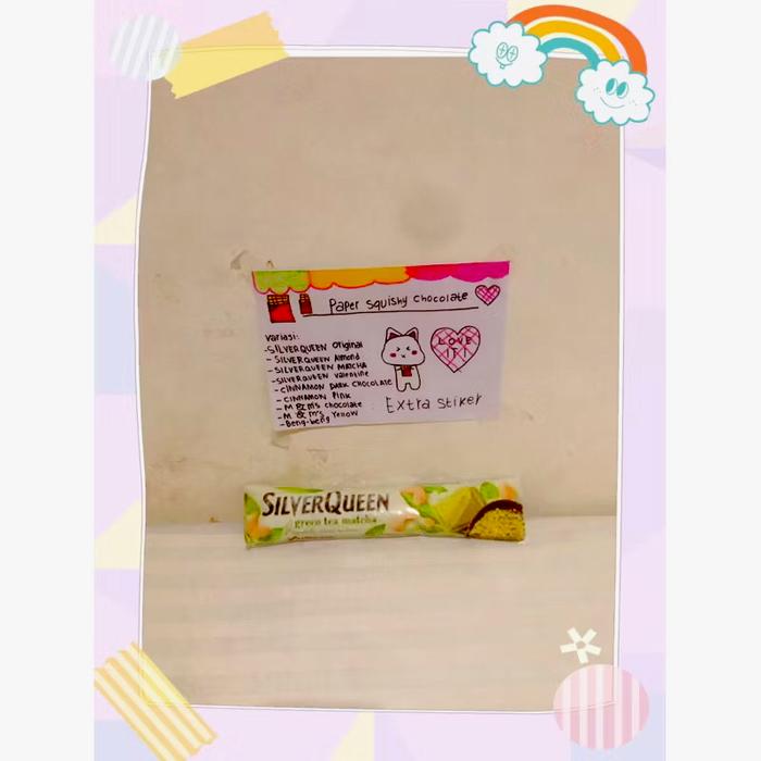 Gambar Paper Squishy Handmade Chocolate JUMBO Gambar Fidget - Silver almond dari Luminosa23 undefined 4 Tokopedia