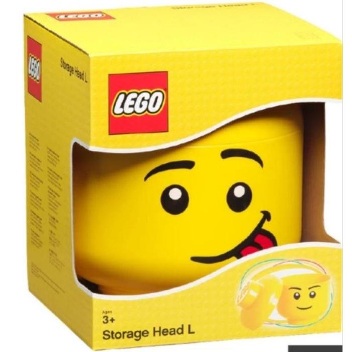 Gambar Original Lego Storage Head size L Hallowen / Tempat Penyimpan lego Storage Large Size - Silly Face dari ALPHA 99 MART undefined Tokopedia