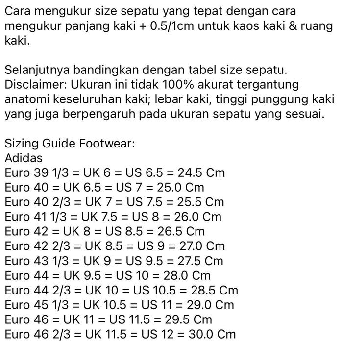 Sizing Chart Adidas Us To Eu 43 Sizing Guide Us To Eu Shoe Size