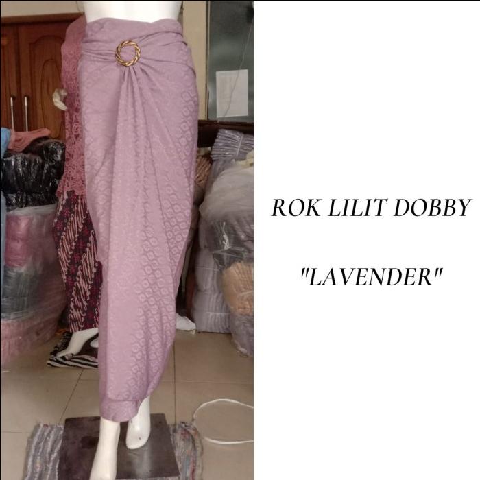 Gambar Rok Polos Lilit Dobby Premium  Lavender Dan Aneka Warna Lainnya - LAVENDER dari Matahari Fashion Store undefined Tokopedia