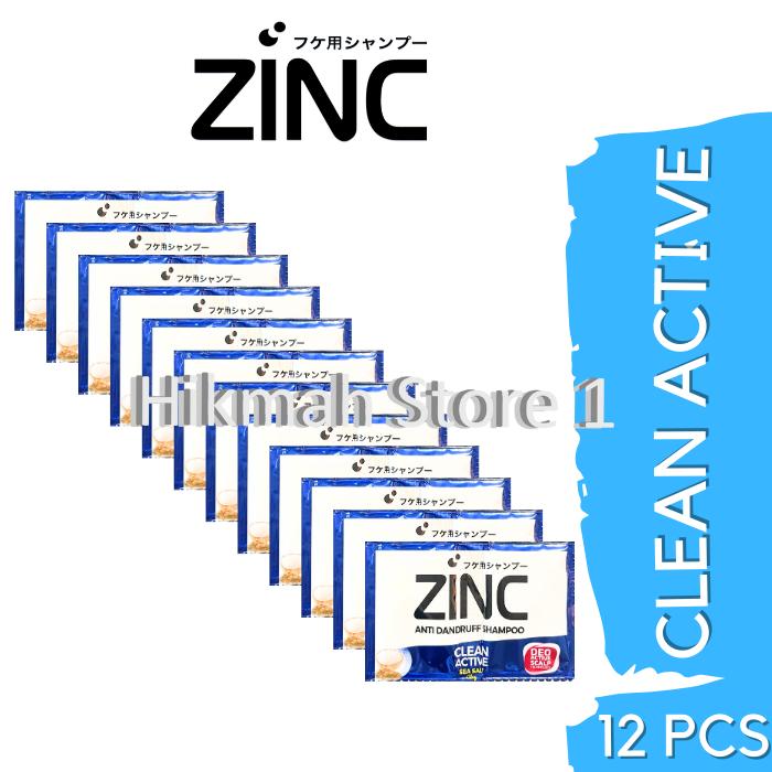 Gambar shampoo zinc sachet per 1 renceng isi 24 / shampo zinc 1 renceng - Z Biru R dari Hikmah Store 1 undefined Tokopedia