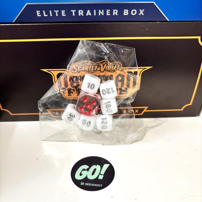 Gambar Damage Counter Dice | Dadu Token Kerusakan - Pokemon TCG - White dari GeekingOut undefined Tokopedia