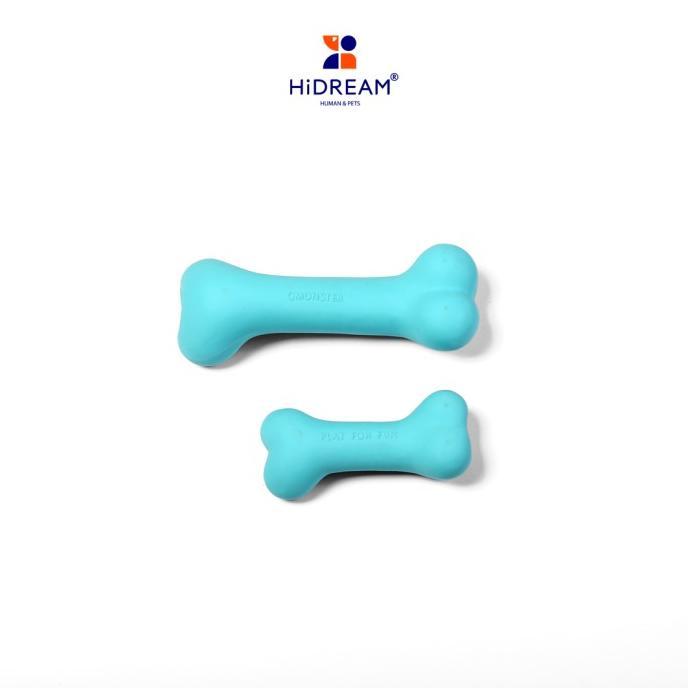 Jual Q-MONSTER PET DOG SQUEAKY RUBBER BONE TOY MAINAN TULANG