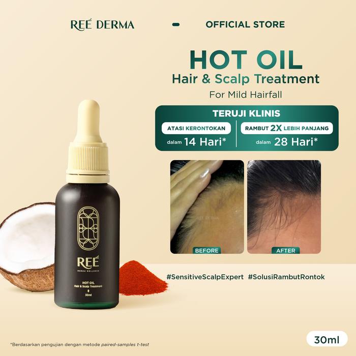 Gambar Hot Oil by Ree DermaWellness - Perawatan Rambut Rontok dan Memanjangkan Rambut - 30 dari Ree Derma undefined Tokopedia