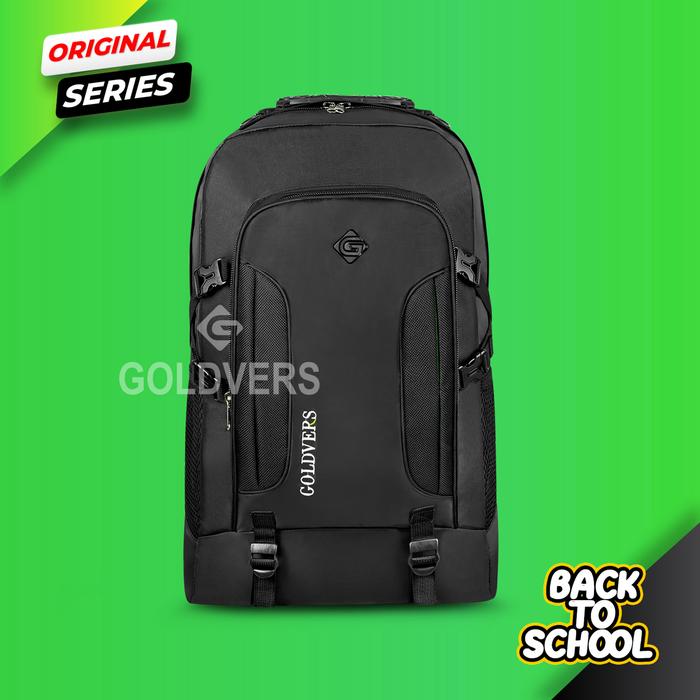 Gambar Tas Ransel Gunung Carrier 60L Tas Ransel Jumbo GOLDVERS Original Pria - Hitam dari goldvers undefined Tokopedia