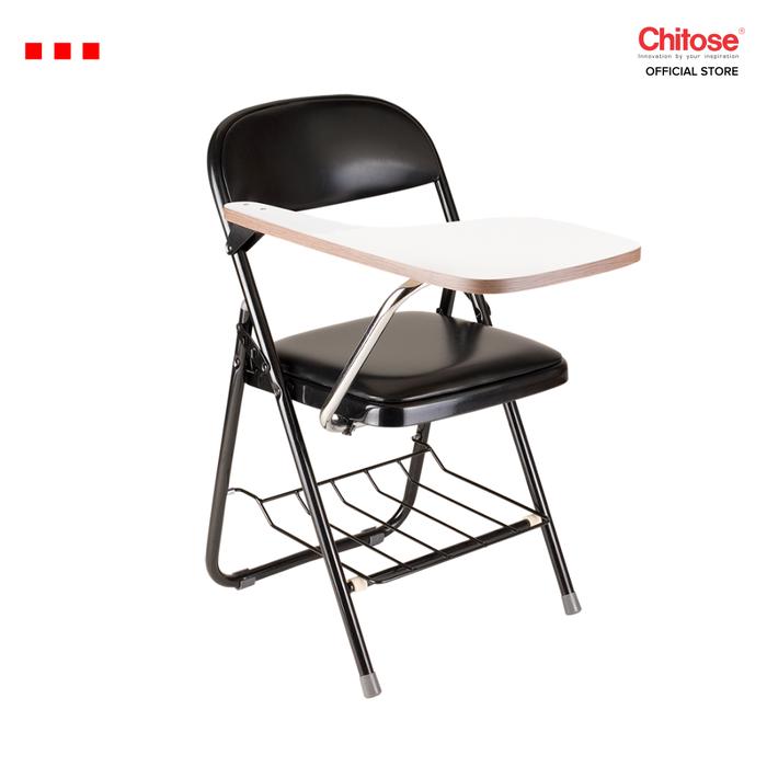 Gambar Memo Chair / Kursi Lipat + Memo / Kursi Kuliah Chitose Yamato MBD - Hitam dari Chitose Official undefined Tokopedia