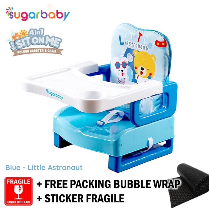 Gambar Sugar Baby Booster Seat Sit On Me 4in1 High Chair Kursi Makan Bayi - Blue Astronot dari WINNER BABY SHOP undefined Tokopedia