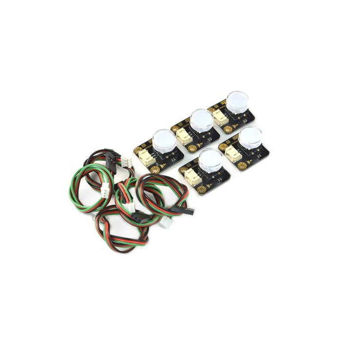 Gambar Gravity: LED Button for Arduino / micro:bit (White) By DFRobot - Pack dari Wartek IDN undefined Tokopedia