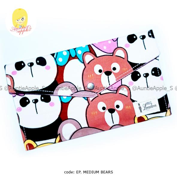 Gambar DOMPET UANG KERTAS/DOMPET TIPIS/DOMPET DOLLAR/ENVELOPE PURSE STRIPE RD - BEARS dari AuntieApple Shop undefined Tokopedia