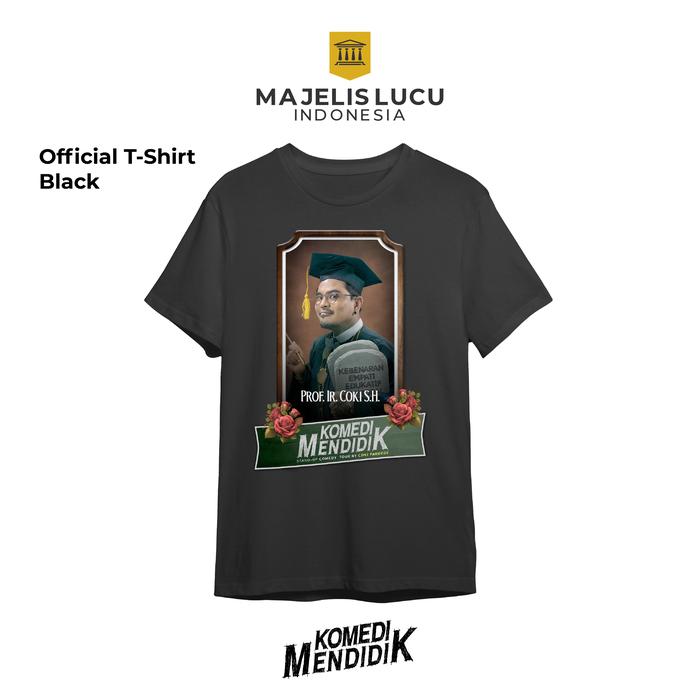 Gambar Tshirt MLI "KOMEDI MENDIDIK" - S dari MLI Merchandise Official undefined Tokopedia