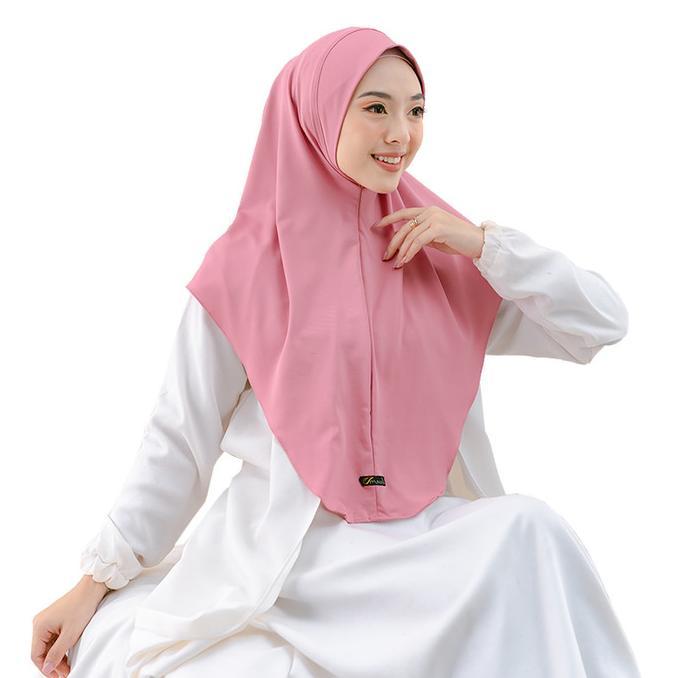 Gambar Jilbab Instan Jersey Hijab Langsungan Bahan Kaos Kerudung Wanita - Hitam dari Apon ajirna24 undefined Tokopedia