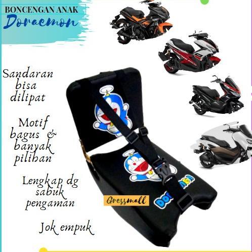 Gambar Terlaris COD Kursi Jok Boncengan Anak Tempat Duduk Anak Di Motor NMAX PCX AEROX Jupiter MX - Doraemon dari ALEXIMA undefined Tokopedia